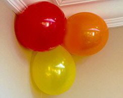 Hoekhanger voor 3 ballonnen
