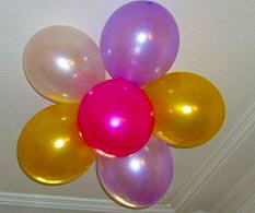 Troshanger ballonnen bloem 6 ballonnen